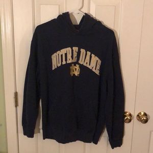 Adult Medium Navy Notre Dame Hoodie